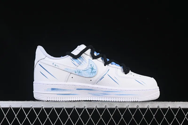 All categories Nk Air Force 1 Air Force series Nk Air Force 1 Low Air Force low-top Nike Air Force 1'07 Low "Pisces" Hand-painted graffiti twelve constellations series Pisces Air Force One low-top casual sneakers Constellation 219-320